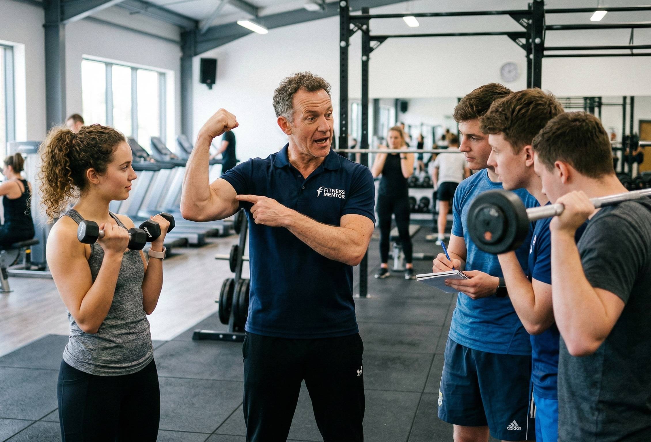 Professional Mentor Teaching Students